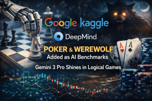 Google Kaggleに「人狼」「ポーカー」追加が示す、AI評価指標の次なる進化